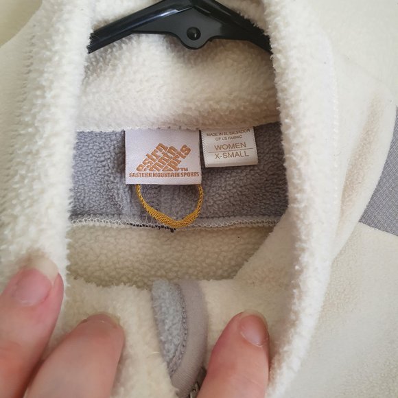 Eastern Mountain Sports Grey and White Fleece - Picture 8 of 8